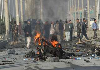 8 killed in afghan suicide bomb attack - India TV 8 killed in afghan suicide bomb attack - India TV