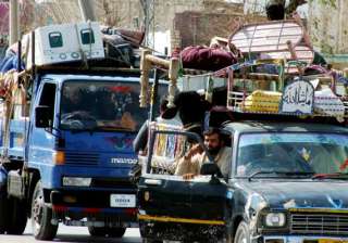 200 000 people displaced in north waziristan... 200 000 people displaced in north waziristan...