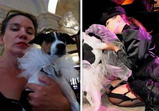 47 year old uk woman marries pet dog - India TV 47 year old uk woman marries pet dog - India TV