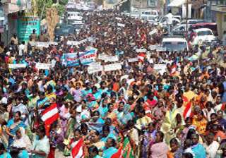 20 000 indian fishermen stage protest against sri... 20 000 indian fishermen stage protest against sri...