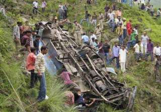 11 dead 48 injured as bus falls into gorge in... 11 dead 48 injured as bus falls into gorge in...