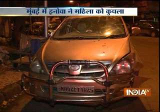 63 year old woman overrun by innova in mumbai -... 63 year old woman overrun by innova in mumbai -...