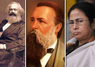 achtung mamata to remove marx engels from bengal... achtung mamata to remove marx engels from bengal...