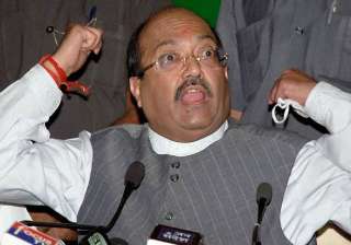 amar singh denies role in alleged cd involving... amar singh denies role in alleged cd involving...