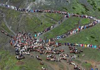 heavy rains halt amarnath yatra - India TV heavy rains halt amarnath yatra - India TV