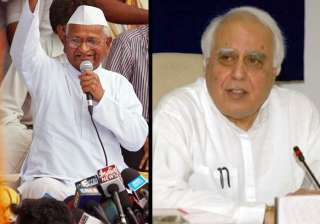 anna hazare demands sibal s resignation - India TV anna hazare demands sibal s resignation - India TV