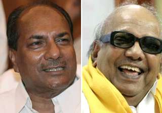 antony meets karunanidhi to discuss presidential... antony meets karunanidhi to discuss presidential...