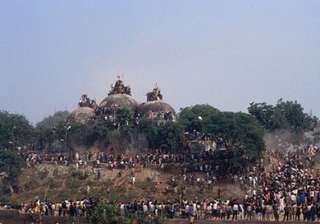 babri masjid demolition was just an incident says... babri masjid demolition was just an incident says...