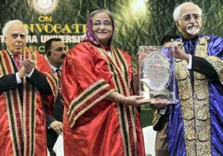 bangladesh pm hasina receives doctorate gets... bangladesh pm hasina receives doctorate gets...
