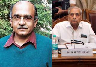 shanti bhushan says corrupt politicians are... shanti bhushan says corrupt politicians are...