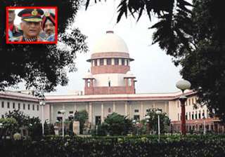 centre files caveat in sc on army chief s... centre files caveat in sc on army chief s...