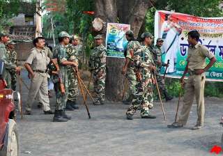 choppers used during heavy polling in maoist hit... choppers used during heavy polling in maoist hit...