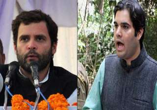 congress backs rahul but bjp distrustful of varun... congress backs rahul but bjp distrustful of varun...