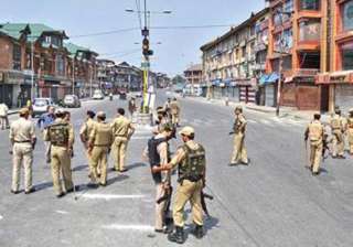 curfew in sopore separatist shutdown in srinagar... curfew in sopore separatist shutdown in srinagar...