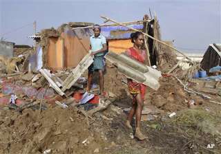 cyclone phailin leaves trail of destruction in... cyclone phailin leaves trail of destruction in...