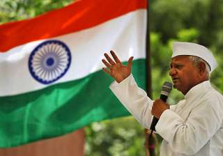 anna for law to empower gram sabhas threatens... anna for law to empower gram sabhas threatens...
