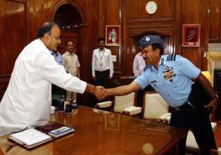 defence minister briefed on iaf s operational... defence minister briefed on iaf s operational...