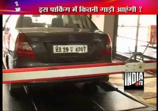 delhi s 2nd fully automated car parking facility... delhi s 2nd fully automated car parking facility...