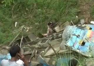 eight killed as vehicle rolls down gorge in... eight killed as vehicle rolls down gorge in...