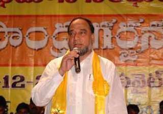 former tdp mp laljan basha dies in road accident... former tdp mp laljan basha dies in road accident...