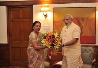 gujarat cm meets pm narendra modi - India TV gujarat cm meets pm narendra modi - India TV