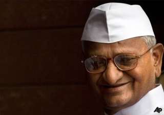 hazare seeks interpreter for himself from next... hazare seeks interpreter for himself from next...