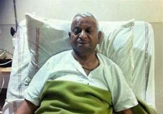 hazare to be discharged from hospital tomorrow -... hazare to be discharged from hospital tomorrow -...
