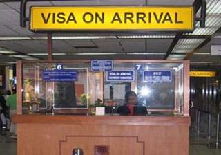 india intends to extend on arrival visa for 40... india intends to extend on arrival visa for 40...
