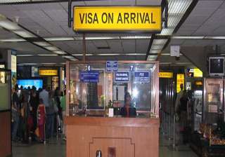 india starts process to extend visa on arrival to... india starts process to extend visa on arrival to...
