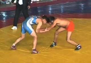 yoga guru ramdev displays wrestling skills -... yoga guru ramdev displays wrestling skills -...