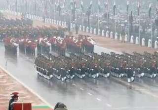 republic day parade first all women march by army... republic day parade first all women march by army...