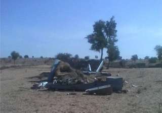 indian air force s uav crashes in barmer - India... indian air force s uav crashes in barmer - India...