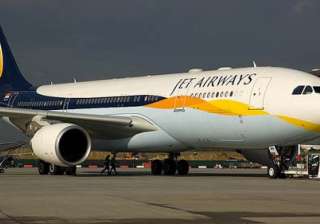 jet airways plane makes emergency landing... jet airways plane makes emergency landing...