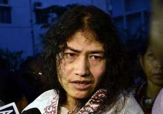 court orders release of irom sharmila - India TV court orders release of irom sharmila - India TV