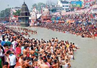 govt officials local authorities discuss ganga... govt officials local authorities discuss ganga...