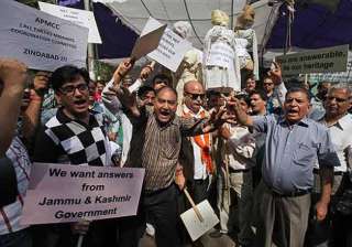 kashmiri pandits say hurt by politics over their... kashmiri pandits say hurt by politics over their...