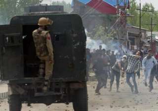 kashmir valley remains tense stray incidents of... kashmir valley remains tense stray incidents of...