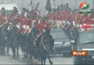 republic day celebration obama arrives in own... republic day celebration obama arrives in own...