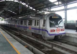 delhi metro starts trial runs on badarpur... delhi metro starts trial runs on badarpur...