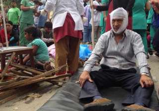 nepaldevastated five killed as tremors shake... nepaldevastated five killed as tremors shake...
