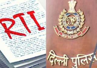 rtis weighing down delhi police department more... rtis weighing down delhi police department more...