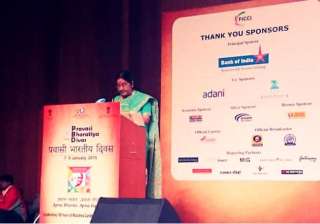 come connect and contribute sushma swaraj tells... come connect and contribute sushma swaraj tells...