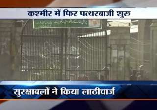 srinagar stone pelting returns after masarat alam... srinagar stone pelting returns after masarat alam...