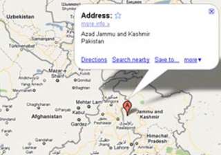 govt notice to google for showing pok as part of... govt notice to google for showing pok as part of...