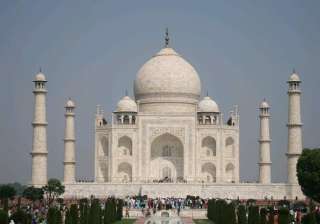 taj mahal sparkles after spell of shower - India... taj mahal sparkles after spell of shower - India...