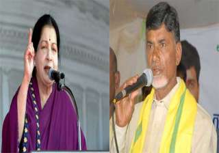 jayalalithaa greets chandrababu naidu on becoming... jayalalithaa greets chandrababu naidu on becoming...