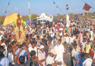 katchatheevu church feast all 3 160 pilgrims back... katchatheevu church feast all 3 160 pilgrims back...