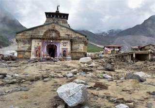 kedarnath reconstruction work to start soon... kedarnath reconstruction work to start soon...