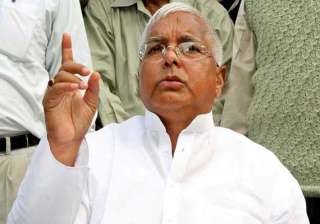 lalu blames railways for rajdhani express... lalu blames railways for rajdhani express...