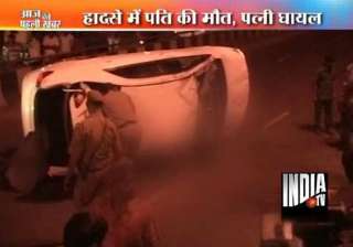 man killed as altis car hits divider in delhi -... man killed as altis car hits divider in delhi -...